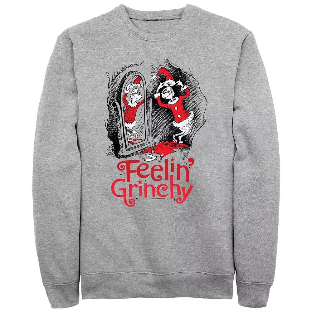 Big & Tall Dr. Seuss Feeling Grinchy Graphic Fleece, Men's,  Product Image