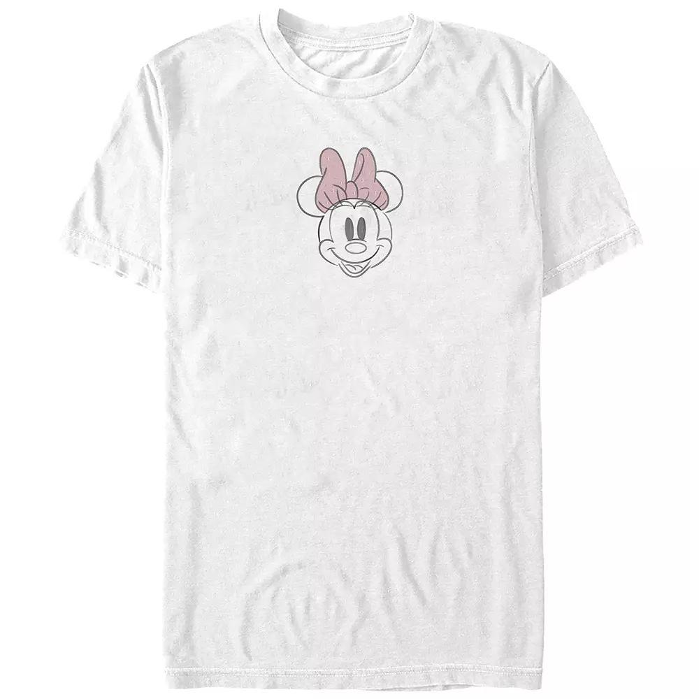 Disney's Minnie Mouse Happy Sketch Juniors' Graphic Tee, Women's, Size: XL, White Product Image