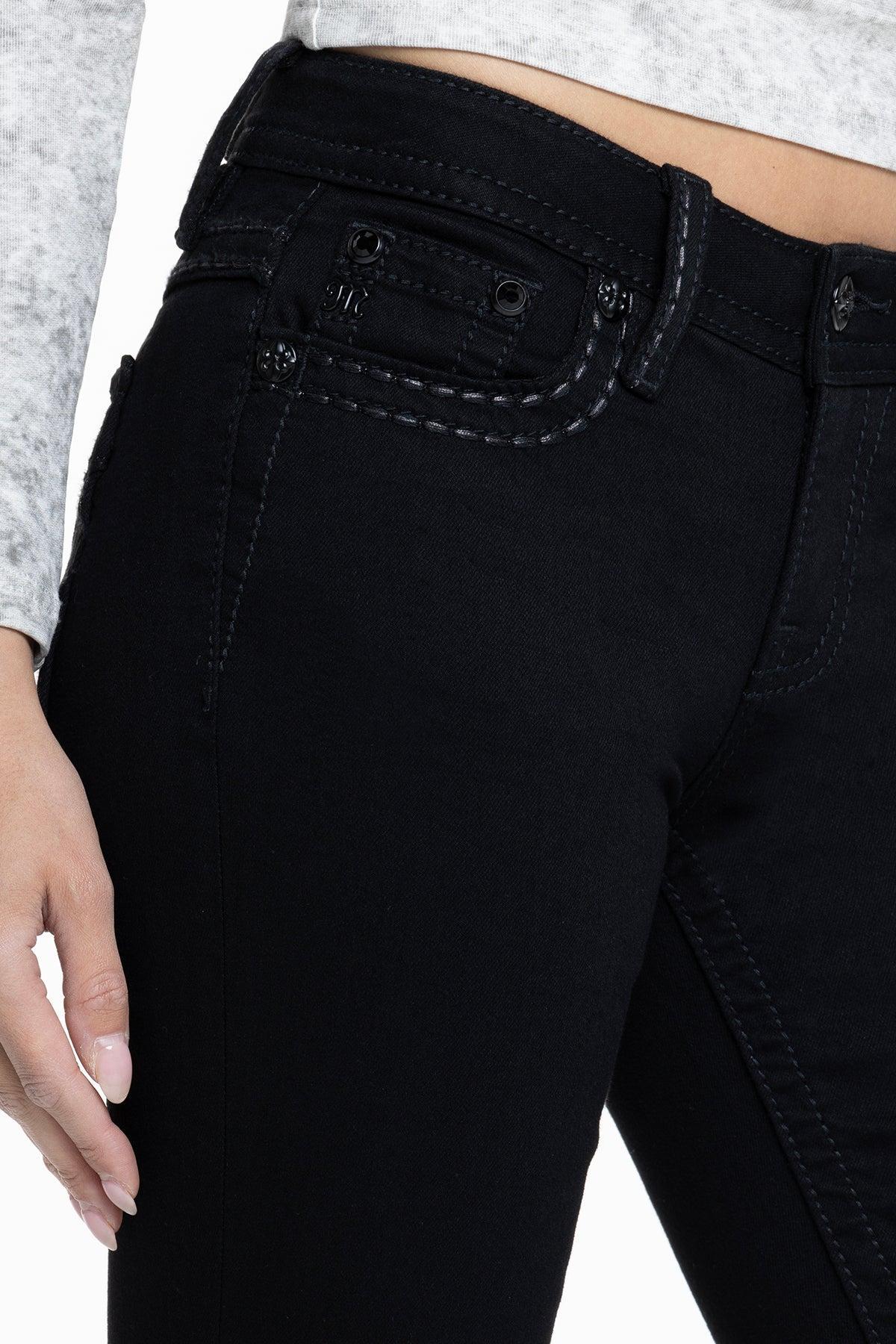 Classic Black Bootcut Jeans Product Image