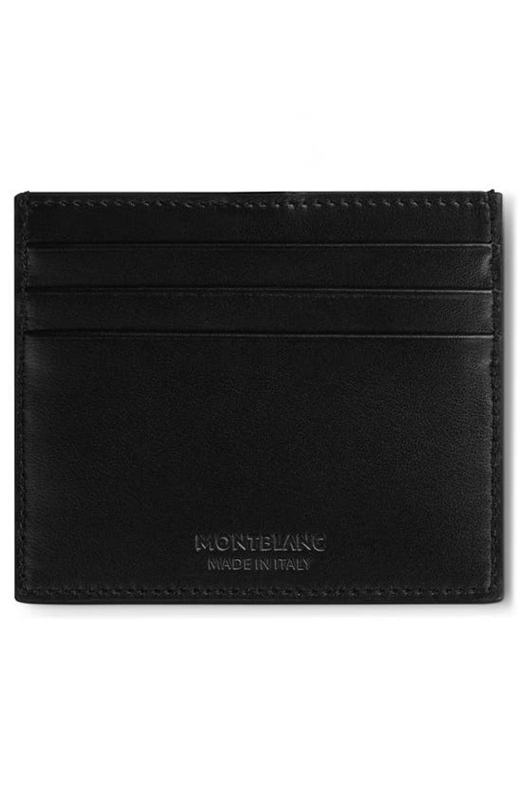 MONTBLANC Extreme 3.0 Leather Card Case In Black Product Image