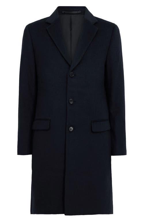 ALLSAINTS Hal Longline Coat In Nite Blue Product Image