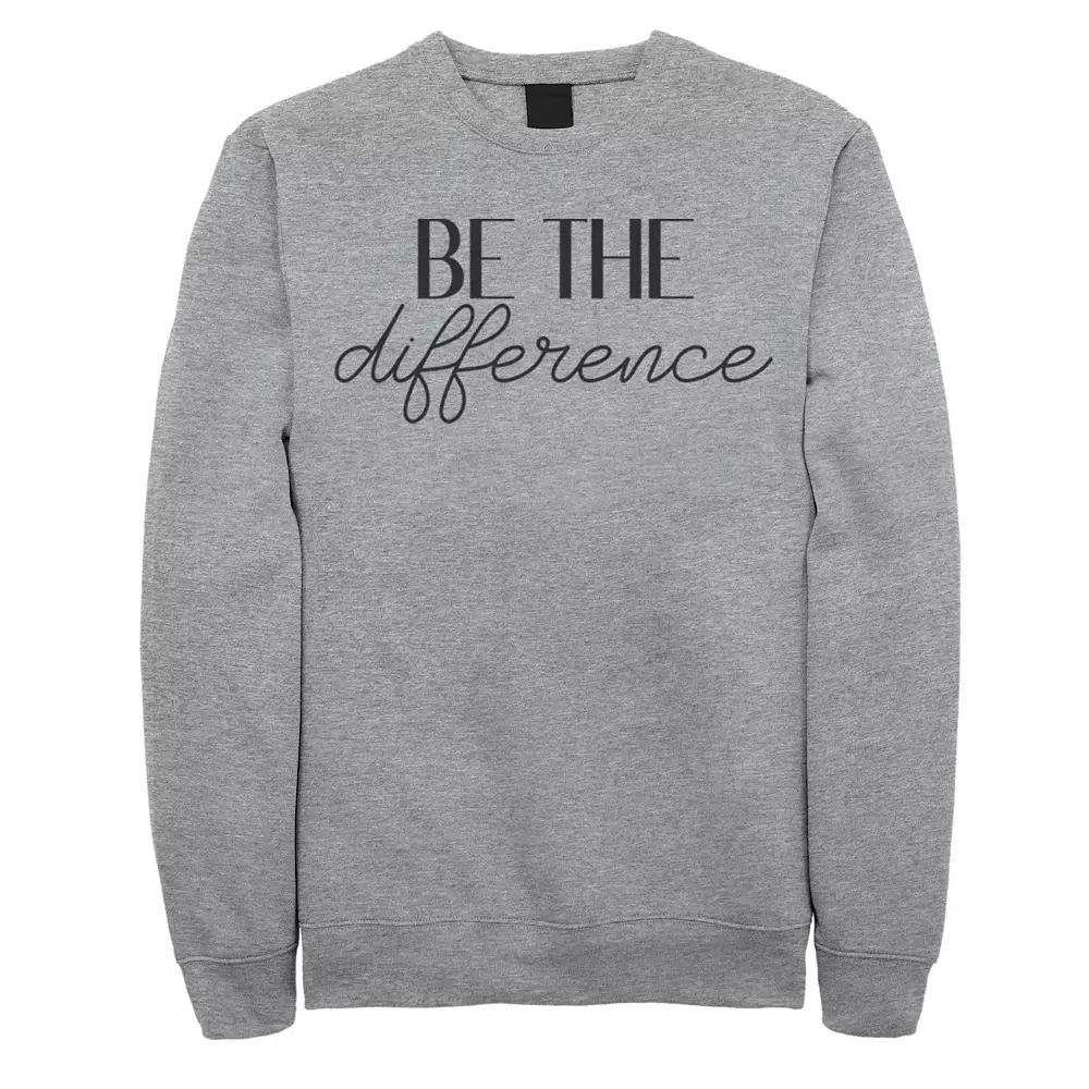 Men's Fifth Sun Be the Difference Bold Sweatshirt, Size: Large, Athletic Grey Product Image