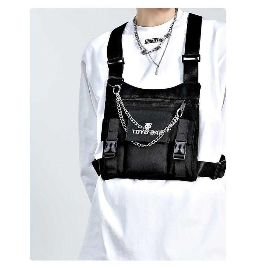 Snap Buckle Chest Rig Belt Bag Product Image