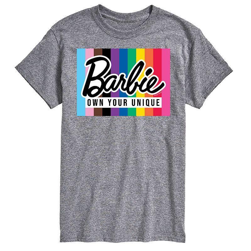 Big & Tall Barbie® Own Your Unique Graphic Tee, Men's, Size: 3XB, White Product Image