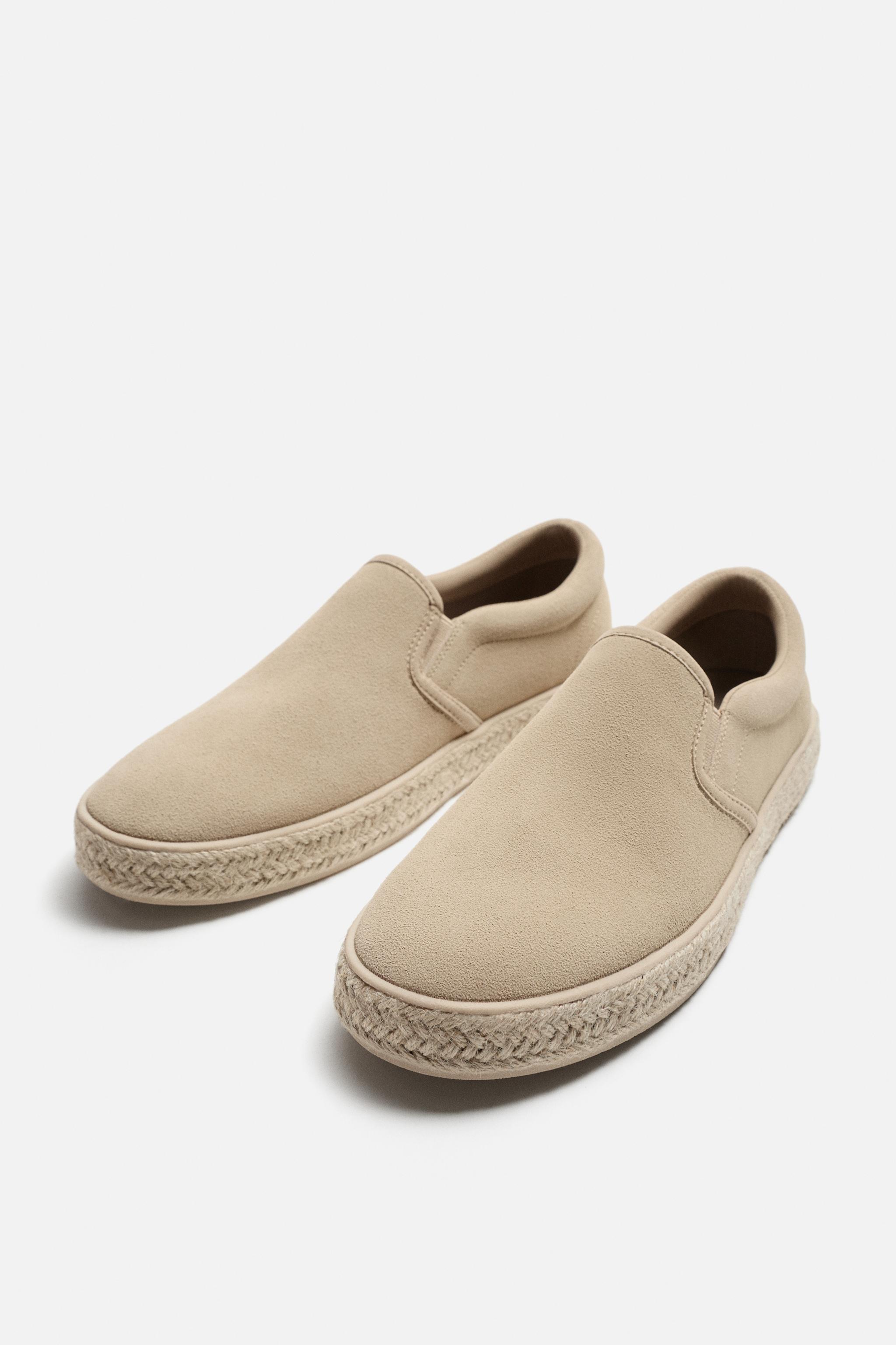 LACELESS LEATHER SNEAKERS Product Image