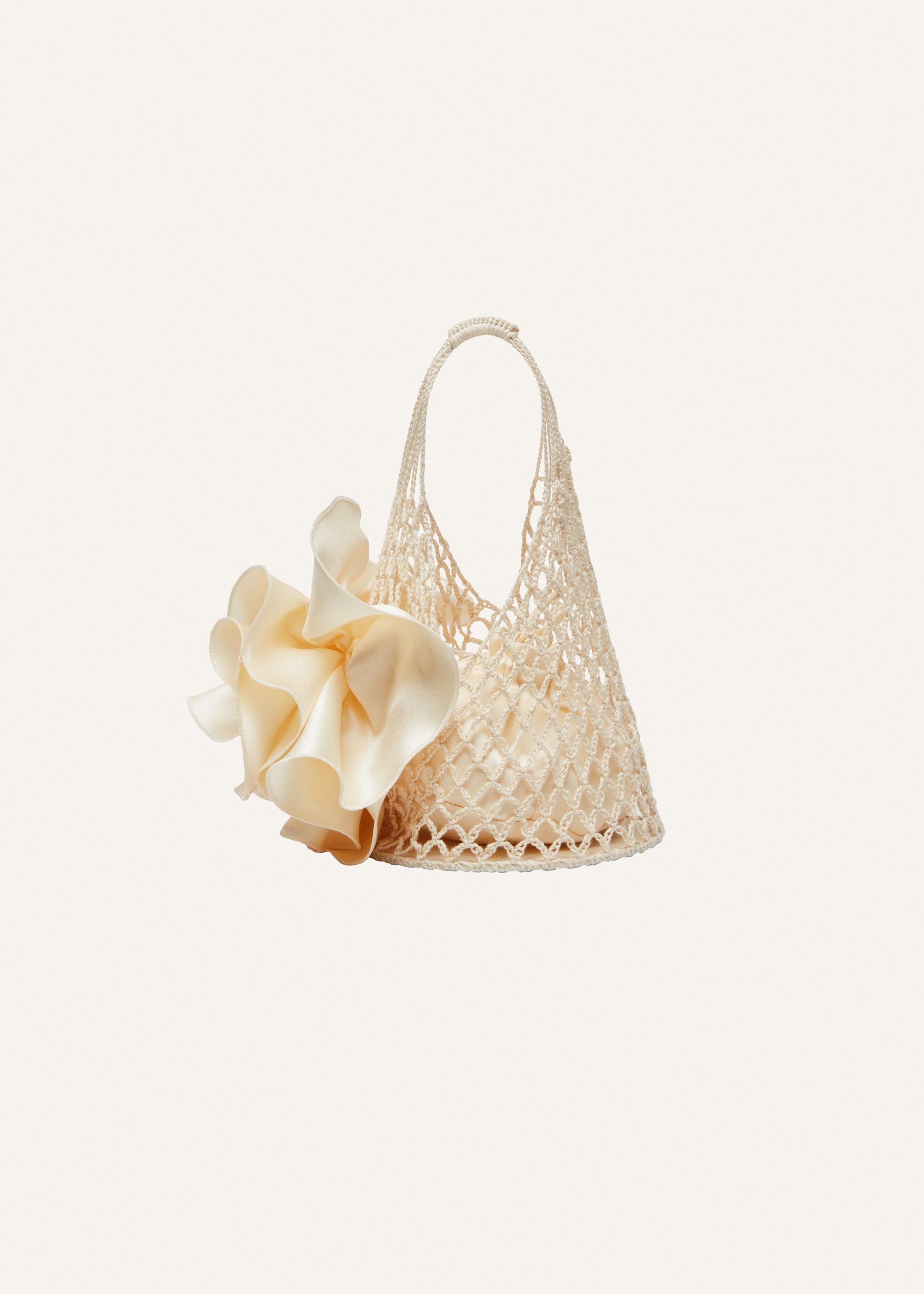 Small Devana bag in cream Product Image