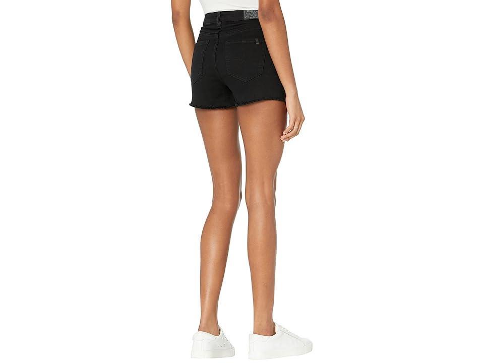 Buffalo David Bitton High-Rise Cutoffs Shorts/Joan Black) Women's Clothing Product Image