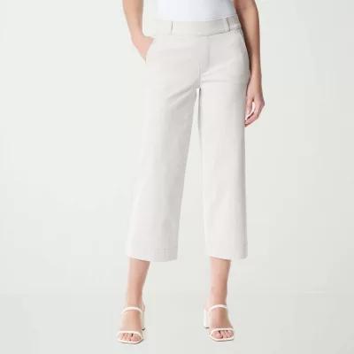 Gloria Vanderbilt Womens High Rise Modern Fit Cropped Pant Product Image