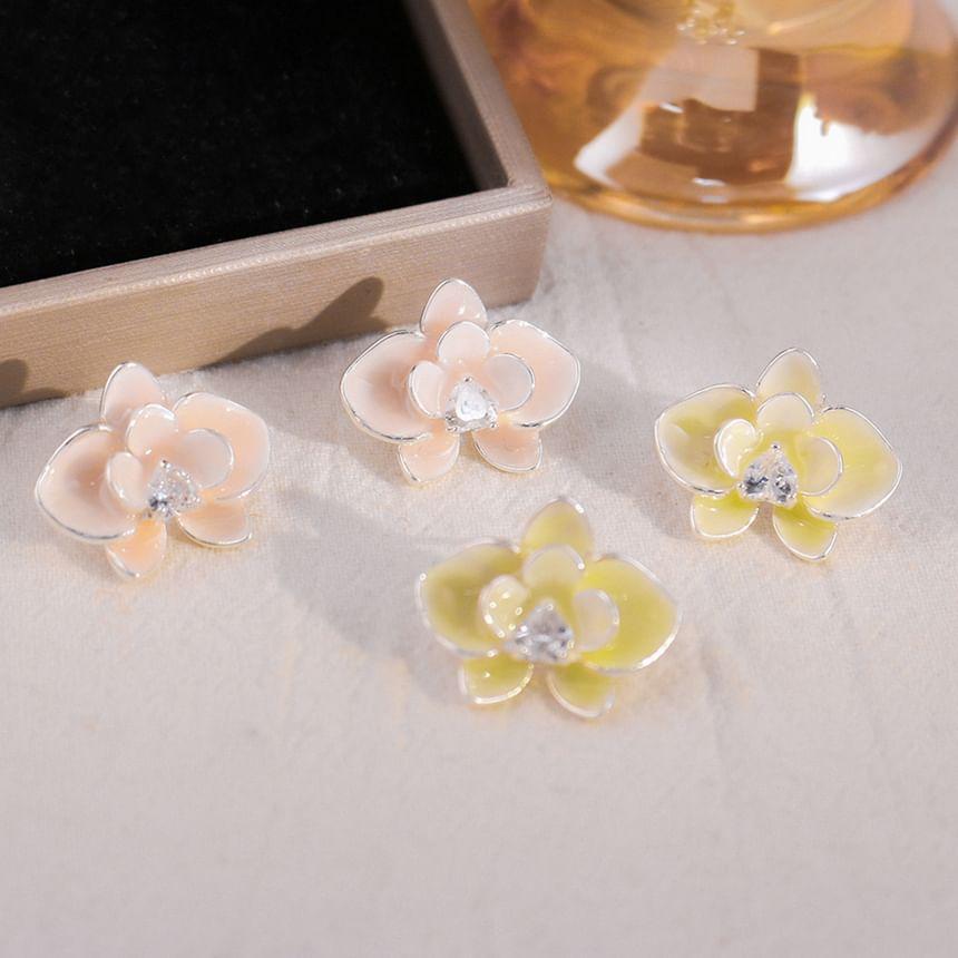 Flower Rhinestone Ear Stud Product Image
