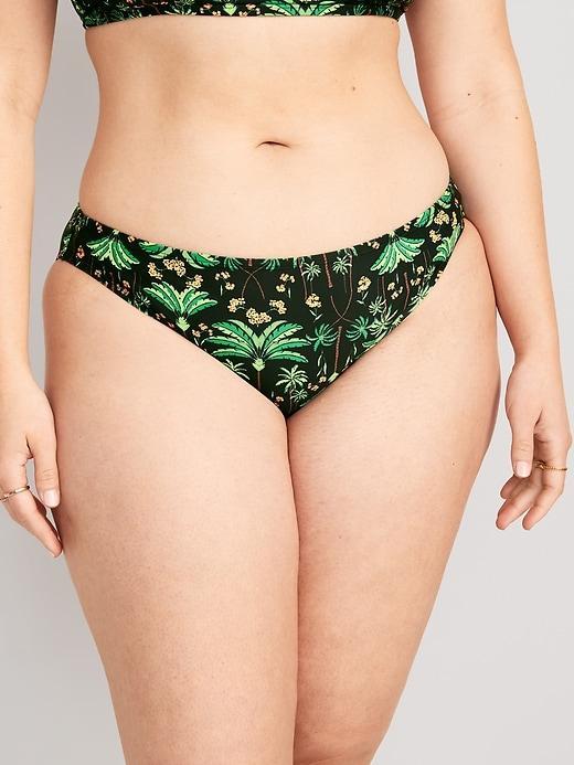 High-Waisted Classic Bikini Swim Bottoms Product Image