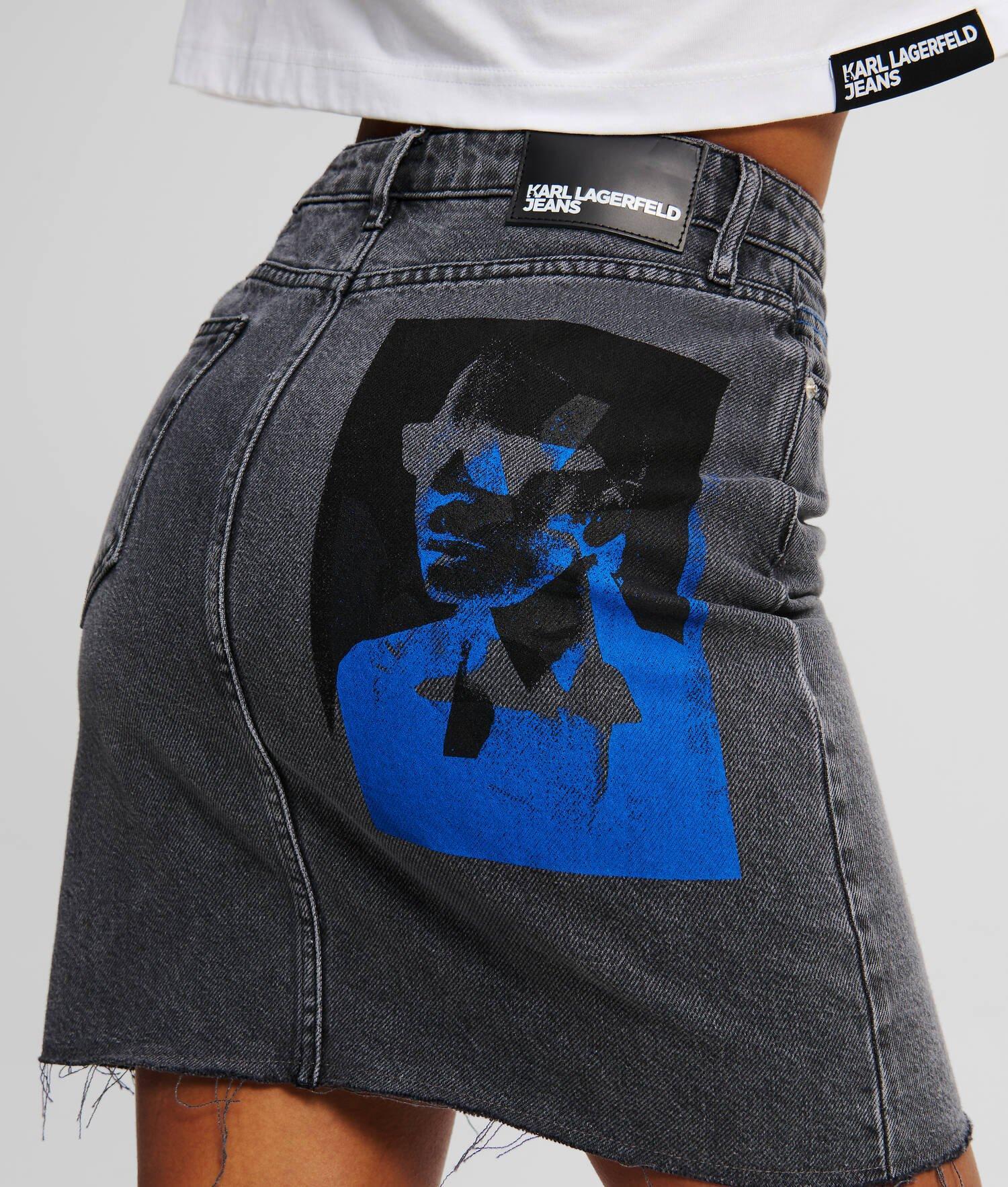 KARL DENIM SKIRT Product Image