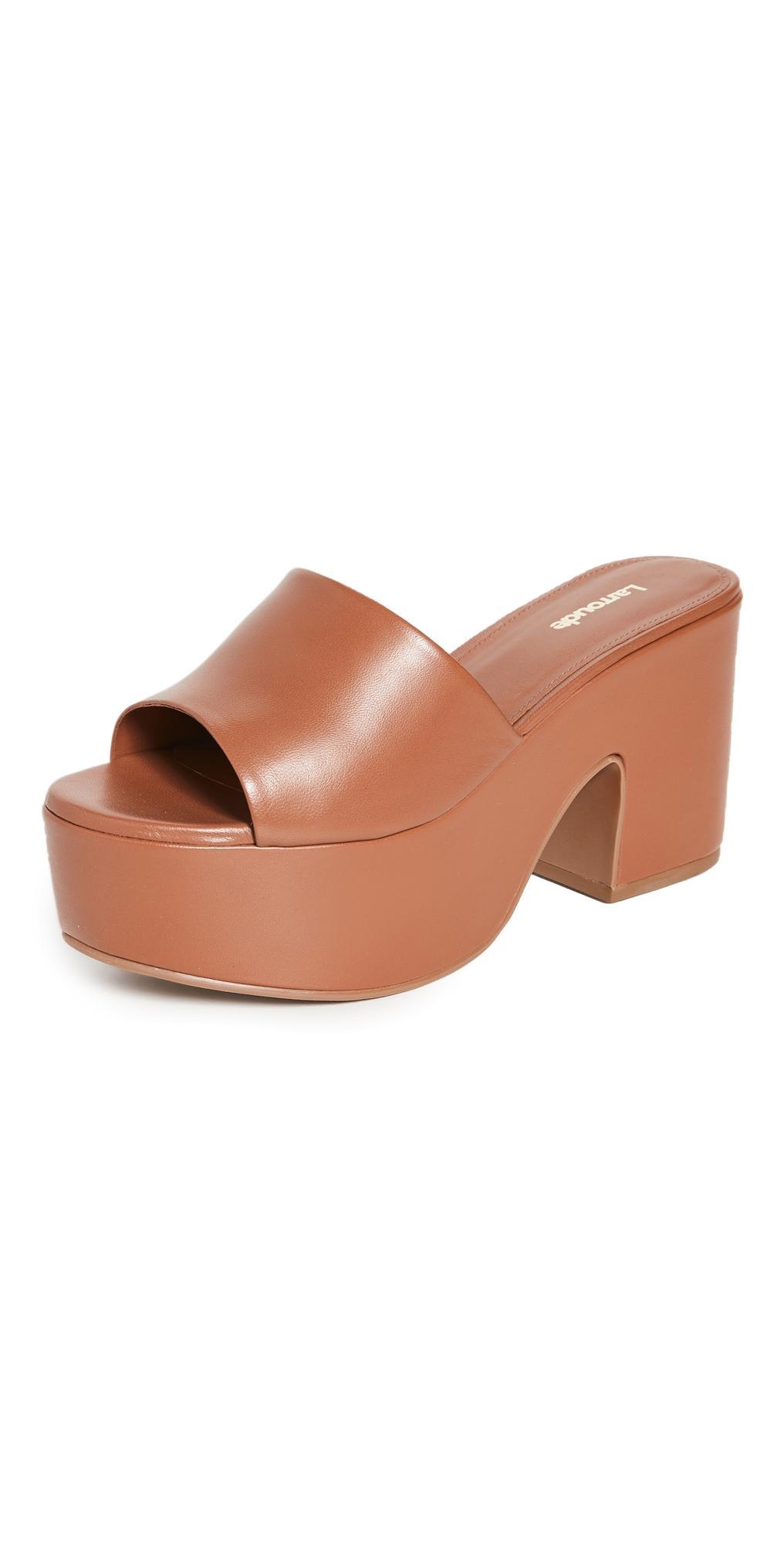 Womens Miso Suede Platform Mules Product Image