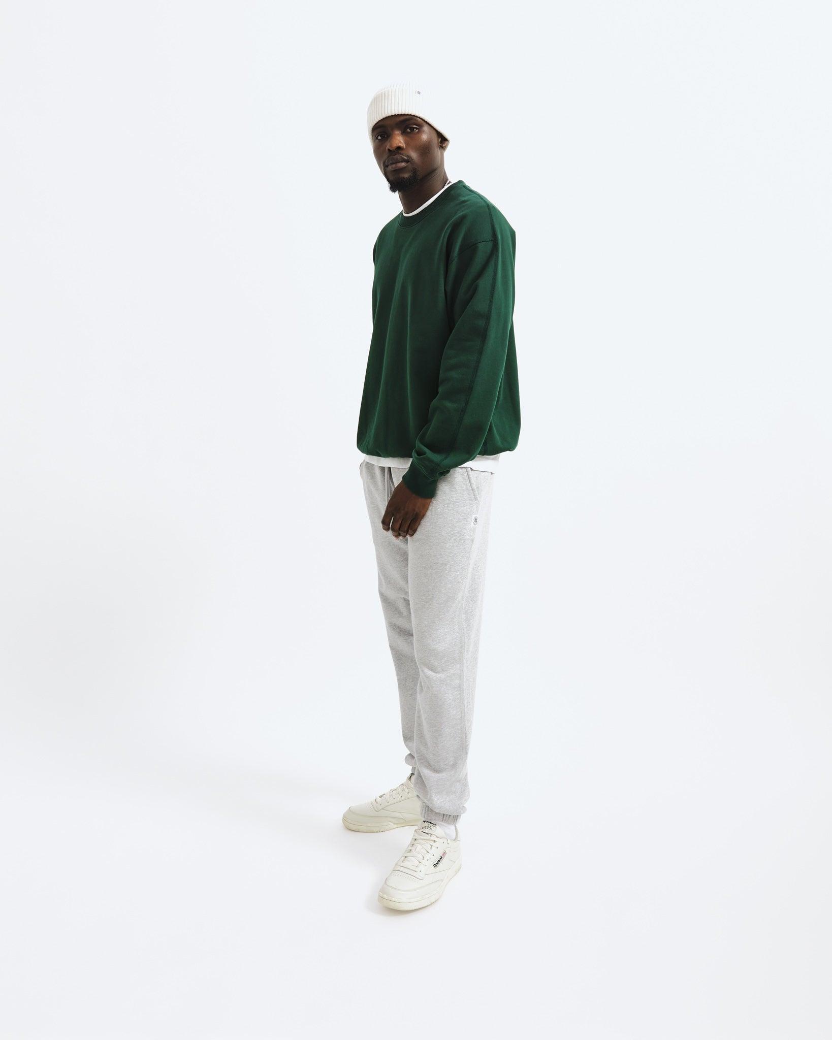 Midweight Terry Relaxed Crewneck - Vault Male Product Image