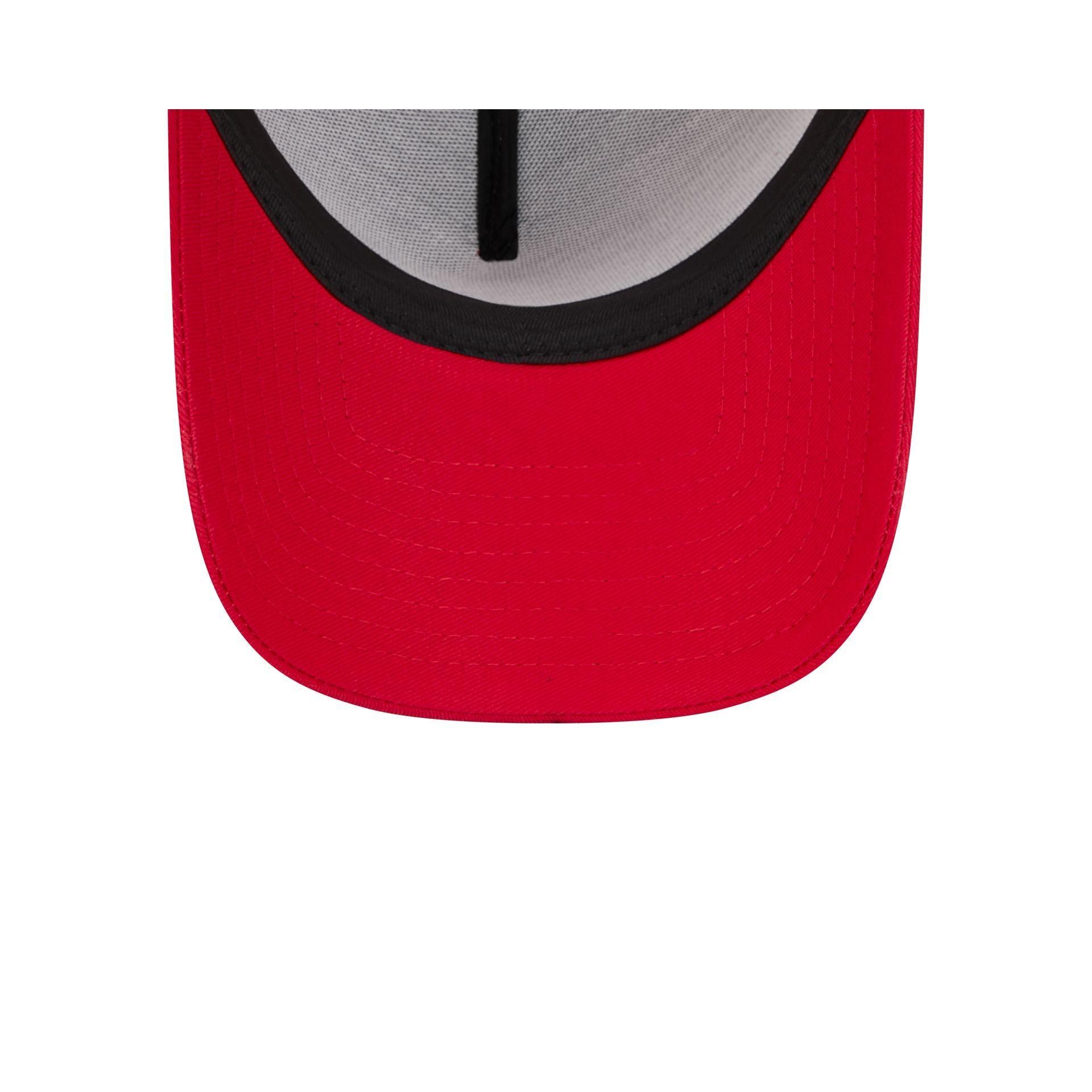 Texas Rangers Ornate Visor 9FORTY A-Frame Snapback Hat Male Product Image