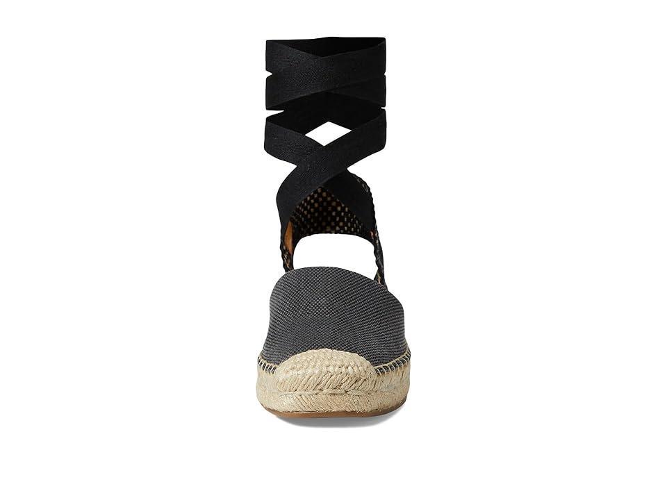 Franco Sarto Britney Ankle Strap Wedge Espadrilles Solid Fabric) Women's Sandals Product Image