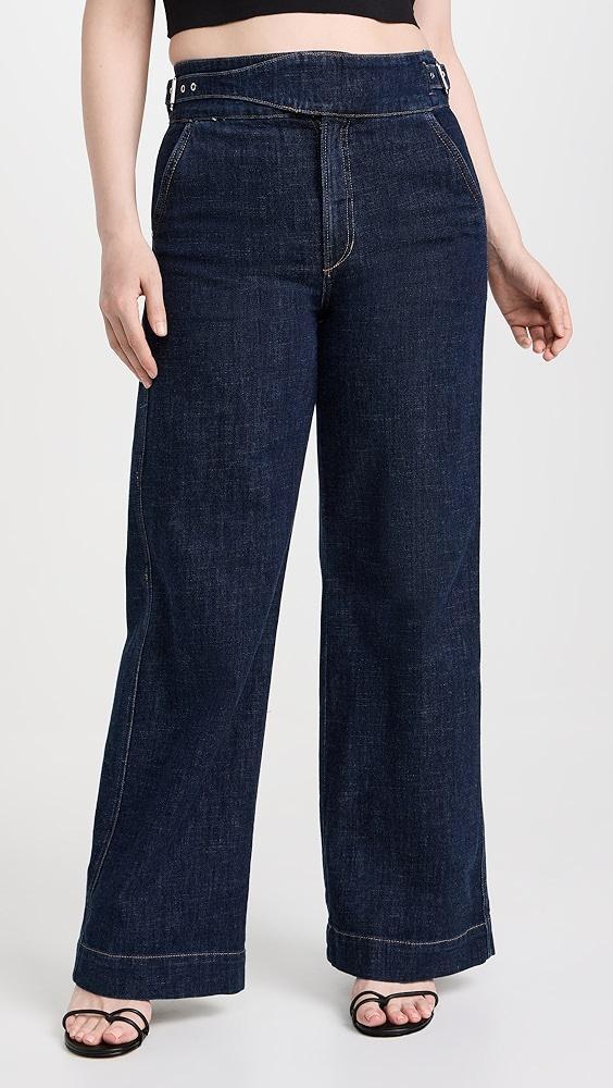 Joe's Jeans The Double Buckle Wide Leg Sailor Pants | Shopbop Product Image