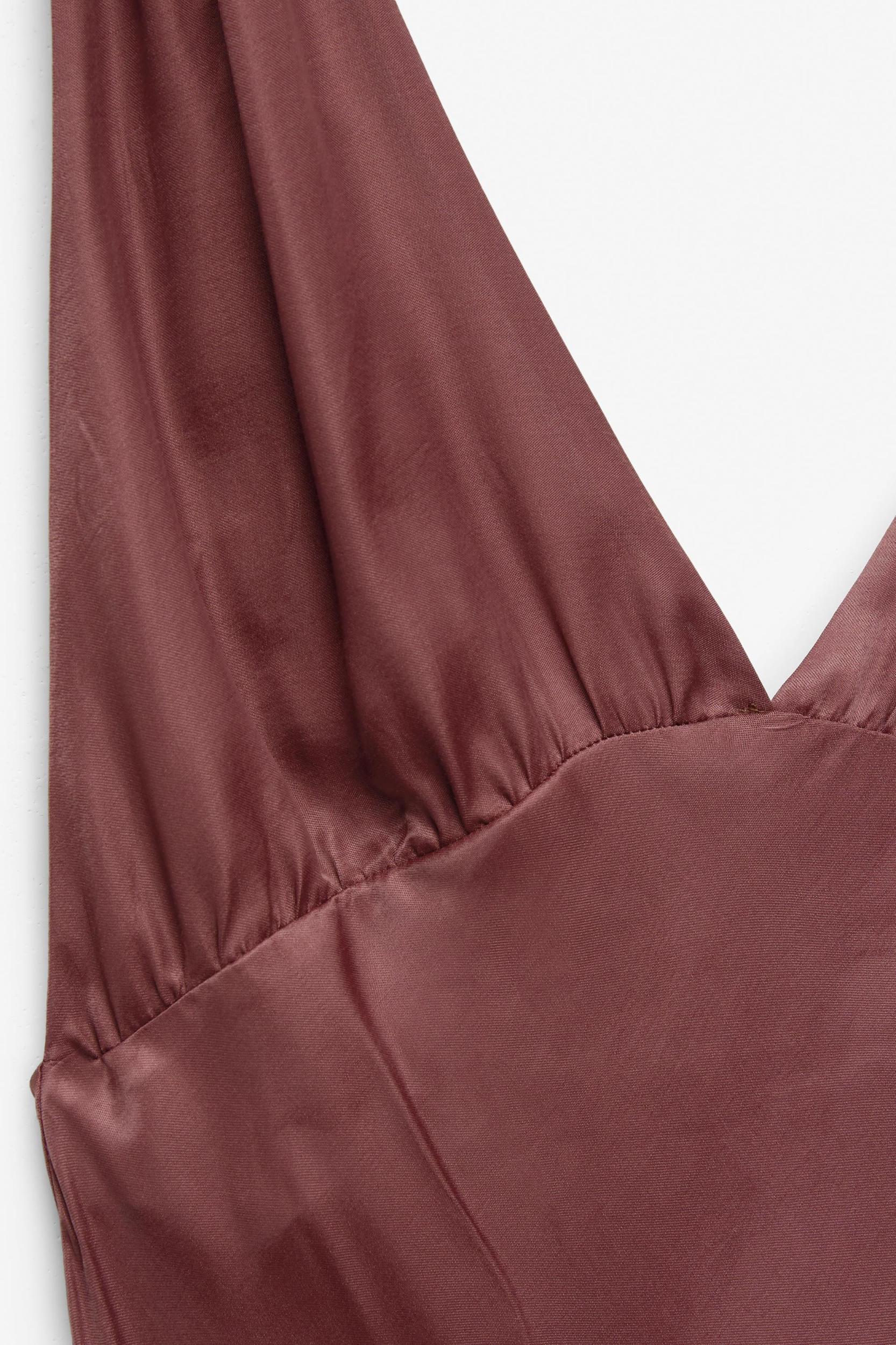 Satin midi dress Product Image