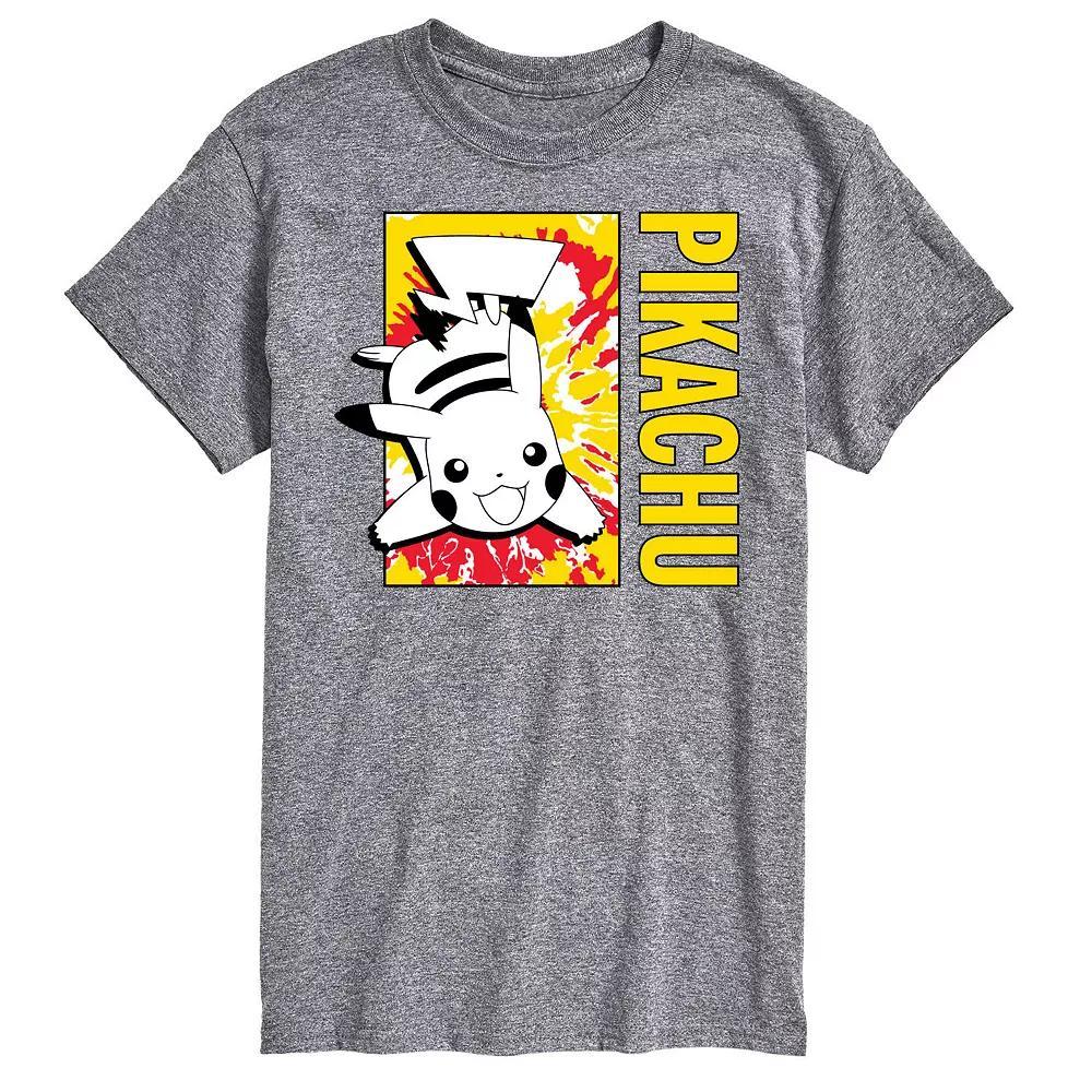 Big & Tall Pokémon Tie Dye Pikachu Graphic Tee, Men's,  Product Image