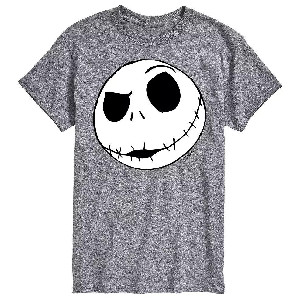 Disney's The Nightmare Before Christmas Jack Skellington Men's Face Graphic Tee,  Product Image