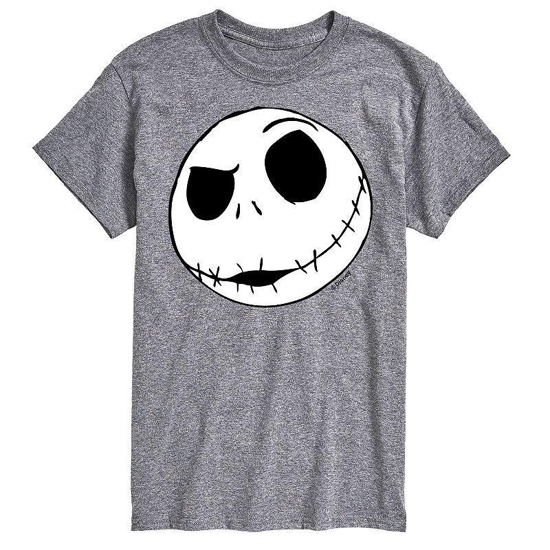Disney's The Nightmare Before Christmas Jack Skellington Men's Face Graphic Tee,  Product Image