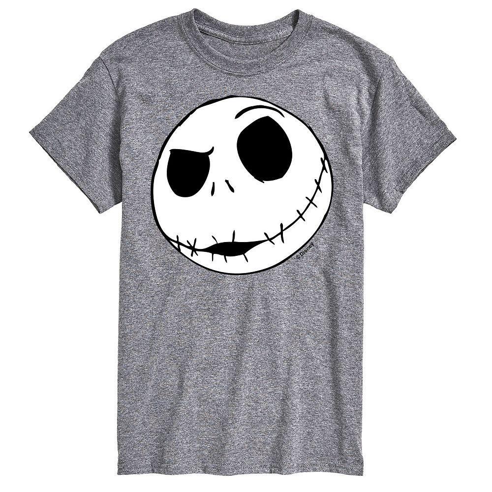 Disney's The Nightmare Before Christmas Jack Skellington Men's Face Graphic Tee,  Product Image