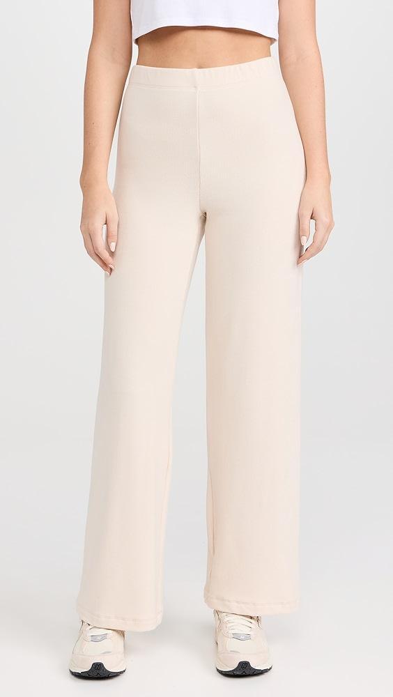 Stateside Honeyluxe Flatback Rib Pants | Shopbop Product Image