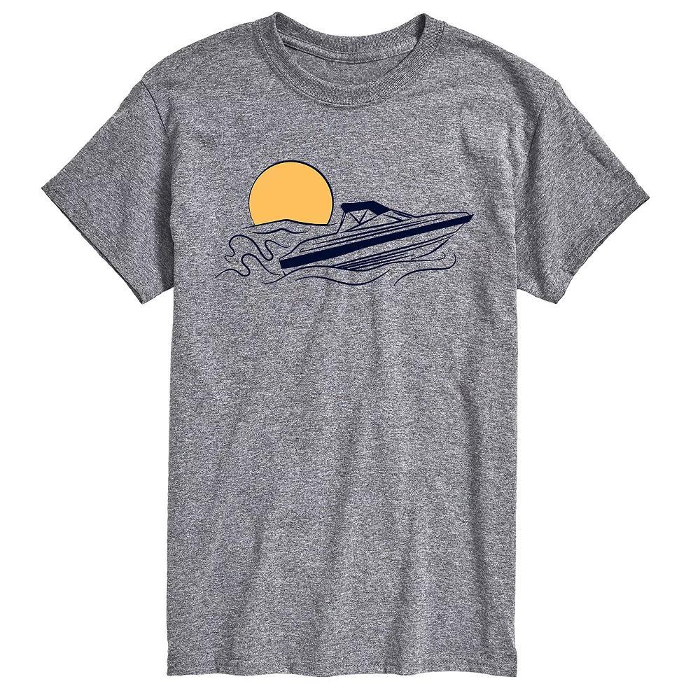 Men's Speed Boat Graphic Tee,  Product Image