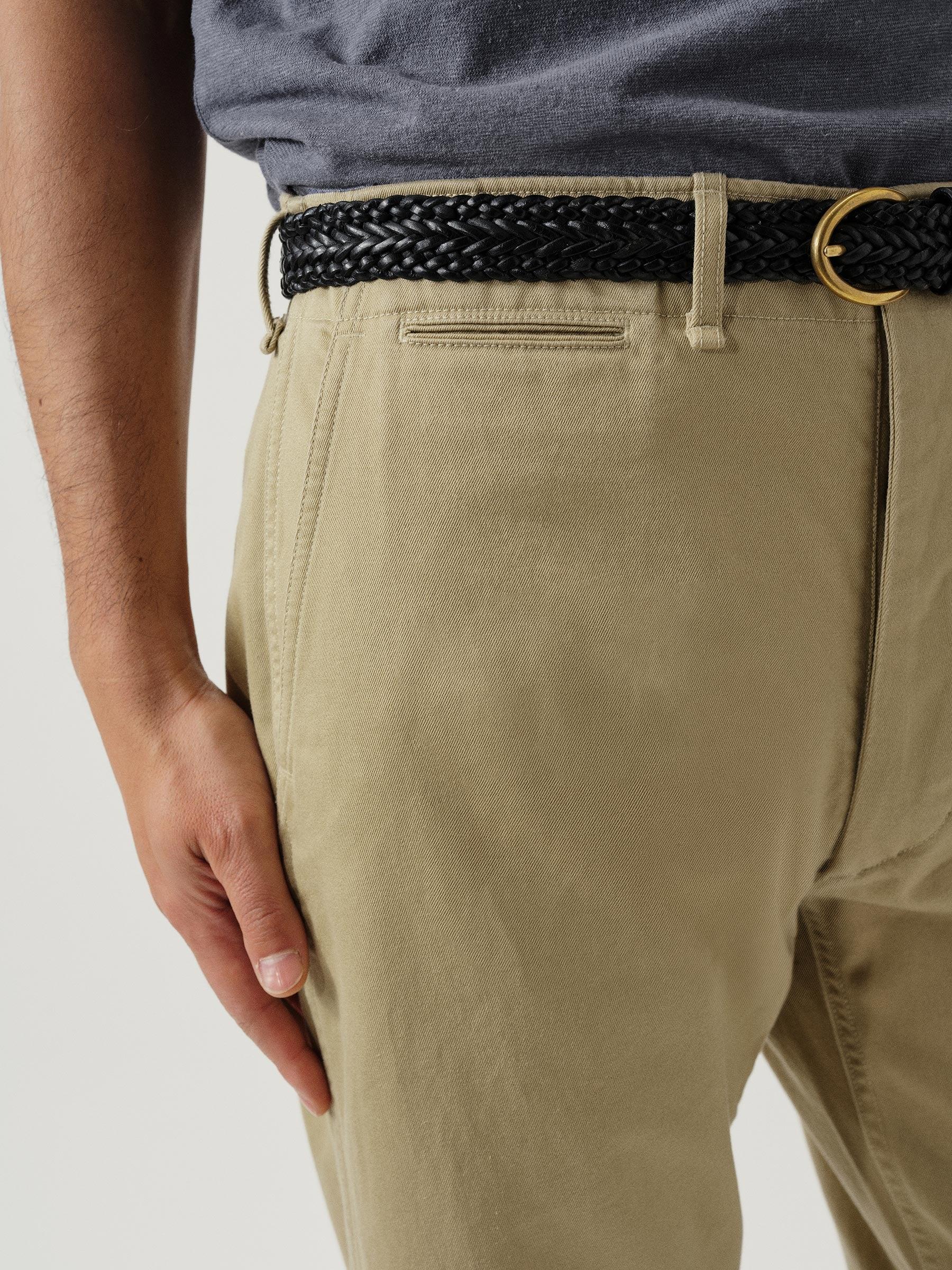 Uniform Khaki Paperback Twill Full Saddle Chino Product Image