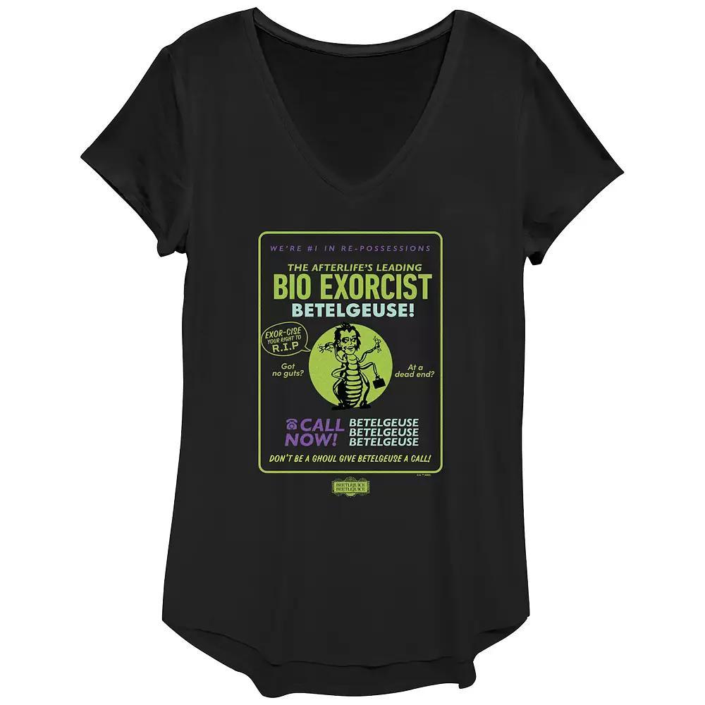 Women's Beetlejuice 2 Betelgeuse The Leading Bio Exorcist Graphic Tee,  Product Image