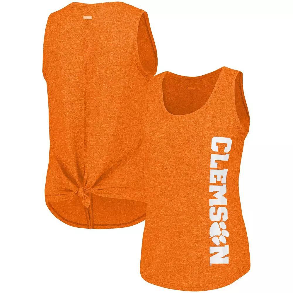 Women's Columbia Orange Clemson Tigers Cades Cape Omni-Wick Tri-Blend Tank Top, Size: Medium Product Image