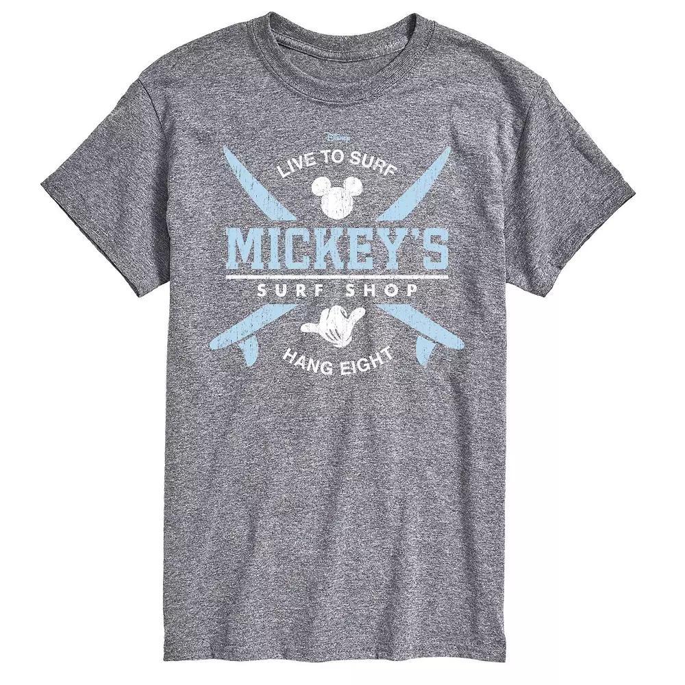 Disney's Mickey Mouse Big & Tall Surf Shop Graphic Tee, Men's,  Product Image