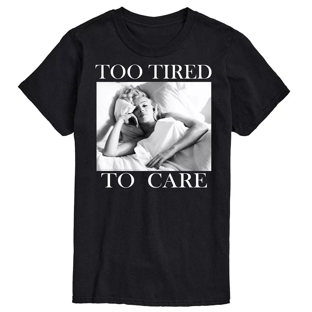 Big & Tall Marilyn Monroe Too Tired Tee, Men's,  Product Image