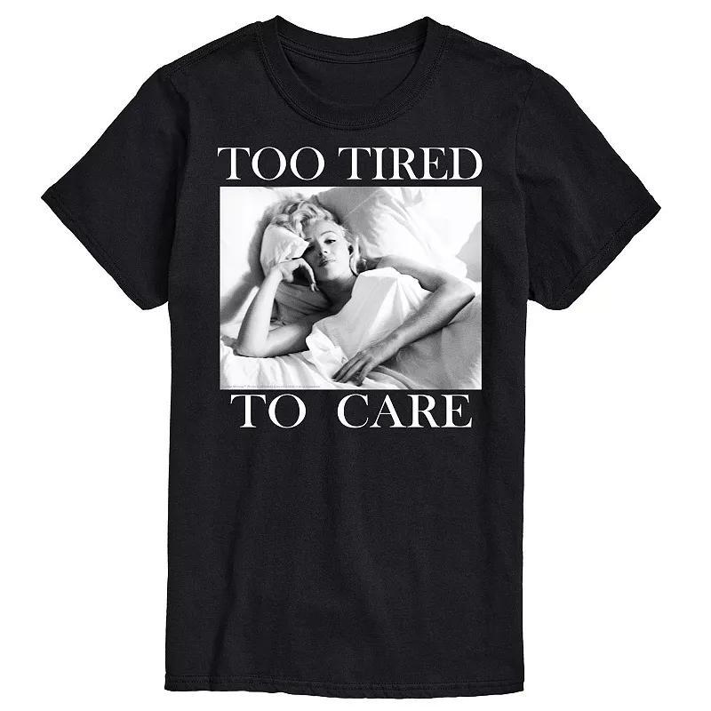 Big & Tall Marilyn Monroe Too Tired Tee, Men's,  Product Image