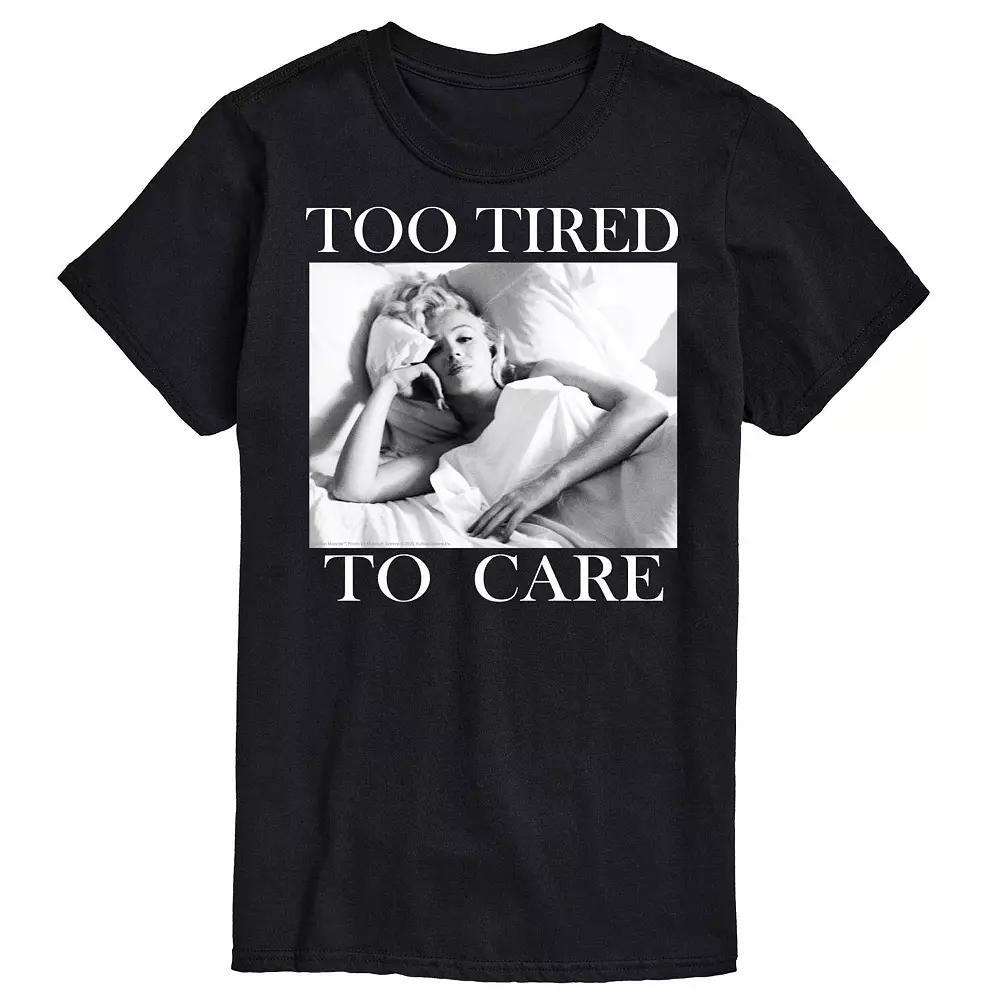 Big & Tall Marilyn Monroe Too Tired Tee, Men's,  Product Image