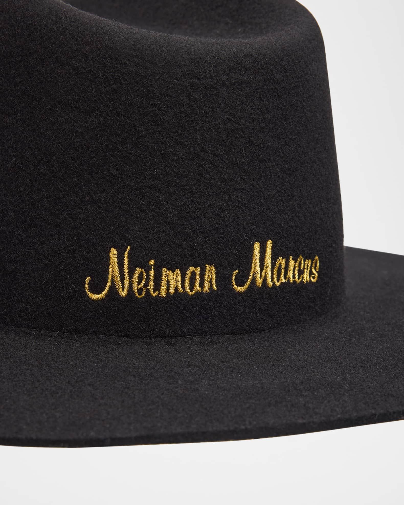 Emilio Embroidered Wool Fedora Product Image