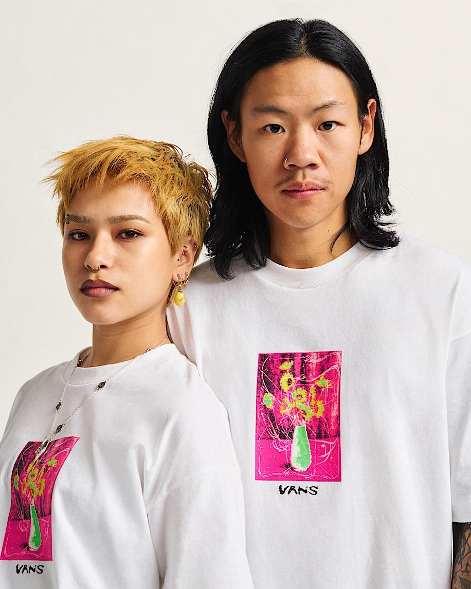 Floral Décor T-Shirt in White| Vans US Product Image
