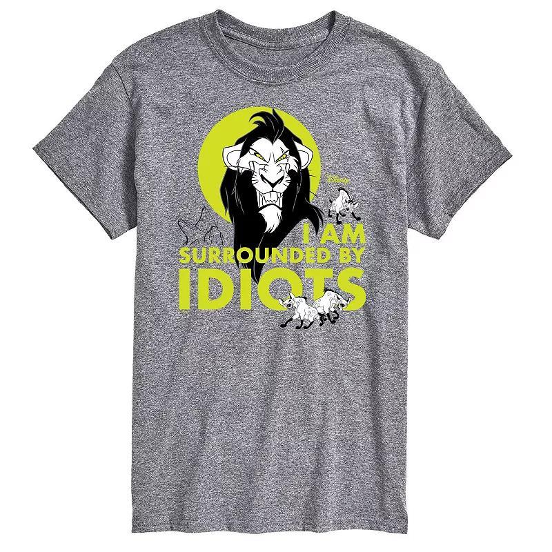 Disneys The Lion King Big & Tall Surrounded By Idiots Graphic Tee, Mens Product Image