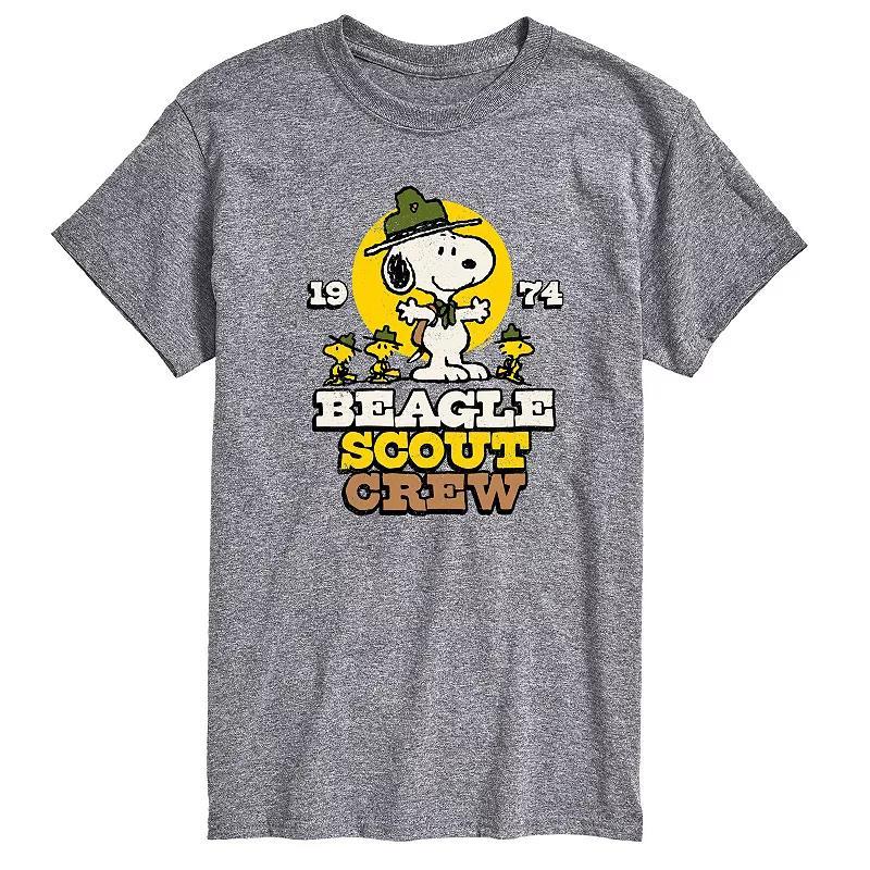 Men's Peanuts Beagle Scout Crew Graphic Tee, Size: XL, White Product Image