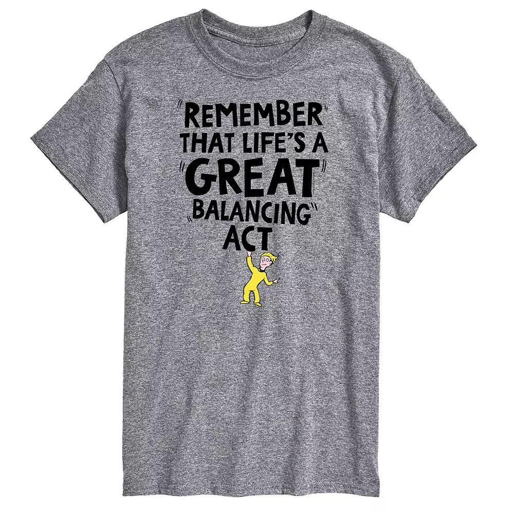 Big & Tall Dr. Seuss Balancing Act Tee, Men's,  Product Image