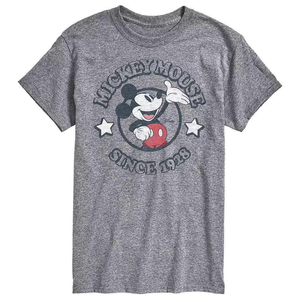 Big & Tall Mickey Mouse Since 1928 Tee, Men's, Size: 5XB, Gray Product Image