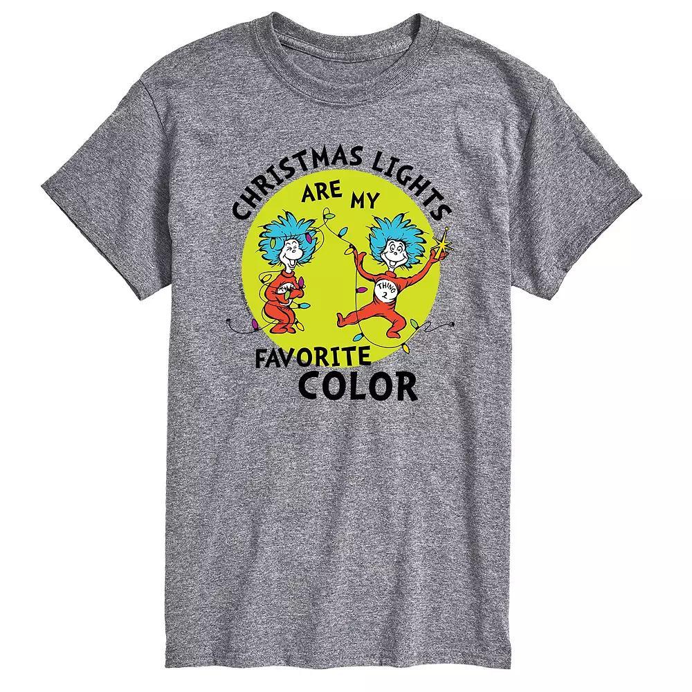 Men's Dr. Seuss Christmas Lights Tee,  Product Image