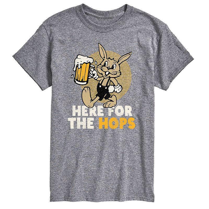 Big & Tall Here For The Hops Tee, Men's, Size: 4XB, Gray Product Image