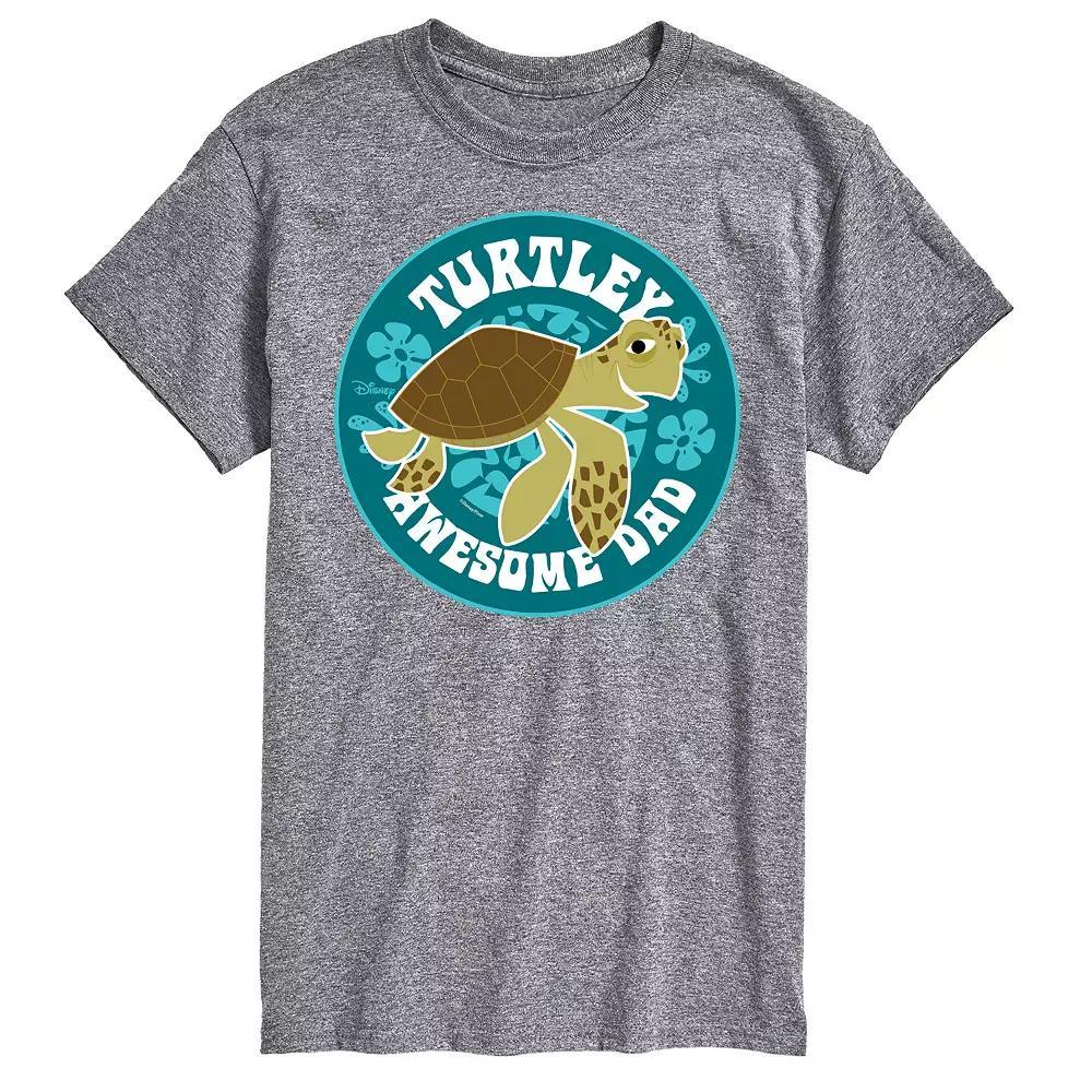Disney/Pixar Finding Nemo Men's Turtley Awesome Dad Graphic Tee,  Product Image