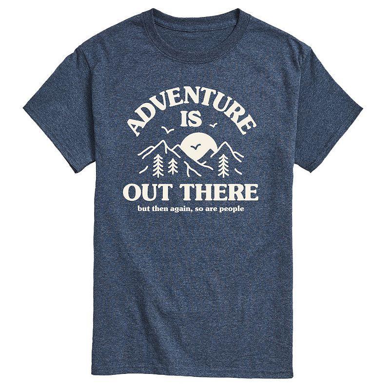 Men's Adventure Is Out There So Are People Graphic Tee, Size: Medium, Red Product Image