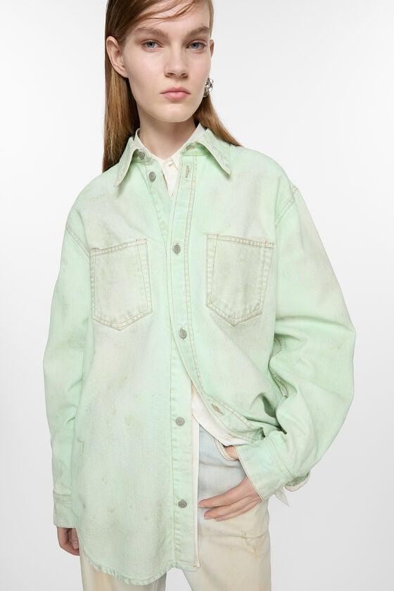 Denim button-up shirt - Relaxed fit Product Image