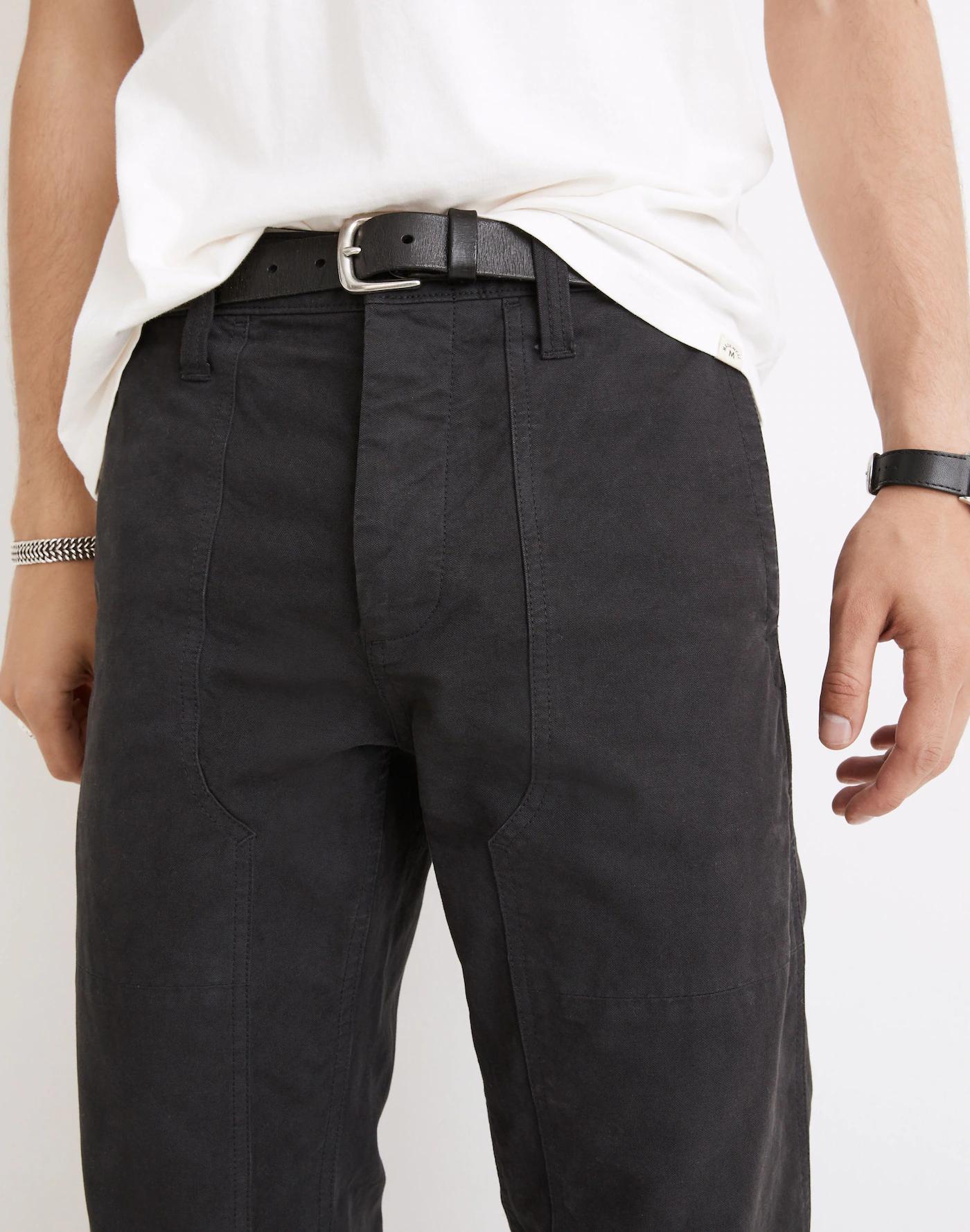 Relaxed Straight Workwear Pants Product Image