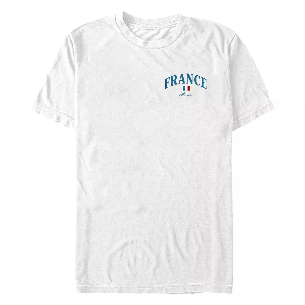 Big & Tall France Pocket Flag Graphic Tee, Men's,  Product Image