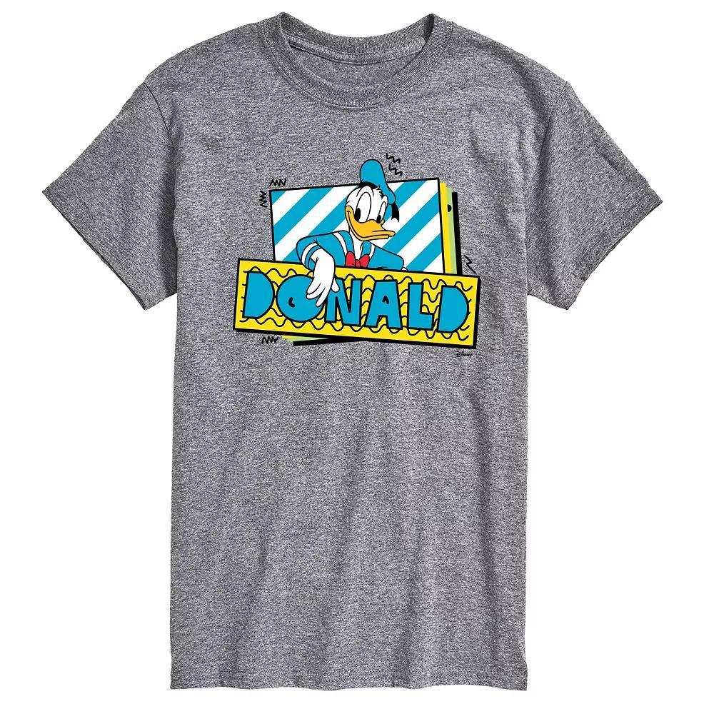 Disney's Mickey Mouse & Friends Donald Duck Men's Retro Graphic Tee,  Product Image