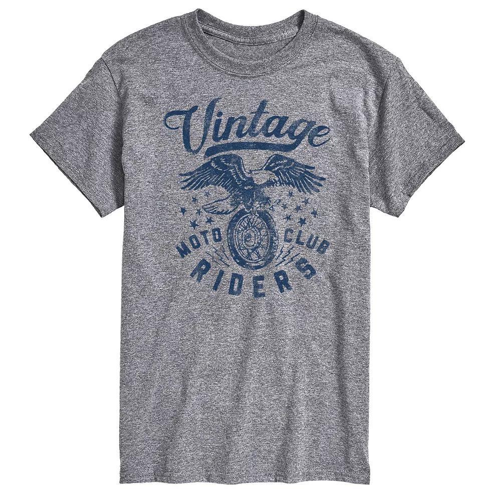 Big & Tall Vintage Moto Club Riders Tee, Men's,  Product Image