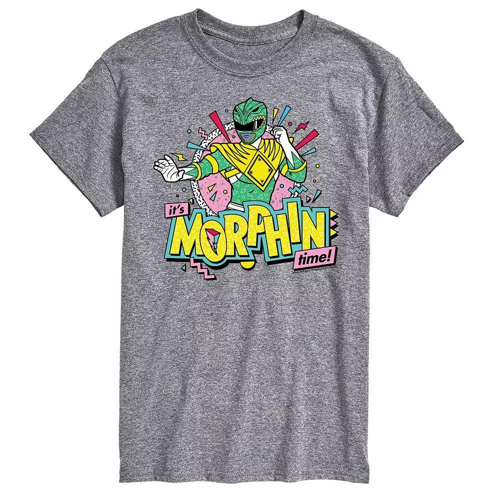 Men's Power Rangers Morphin Time Green Graphic Tee,  Product Image